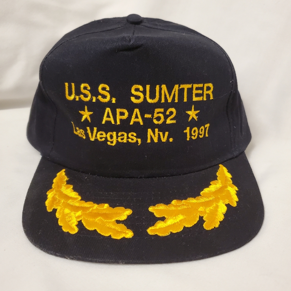 U.S.S. Sumter APA-52 Las Vegas, NV. 1997 Trucker Hat